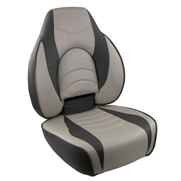 Springfield Fish Pro High Back Folding Seat, Charcoal/Grey