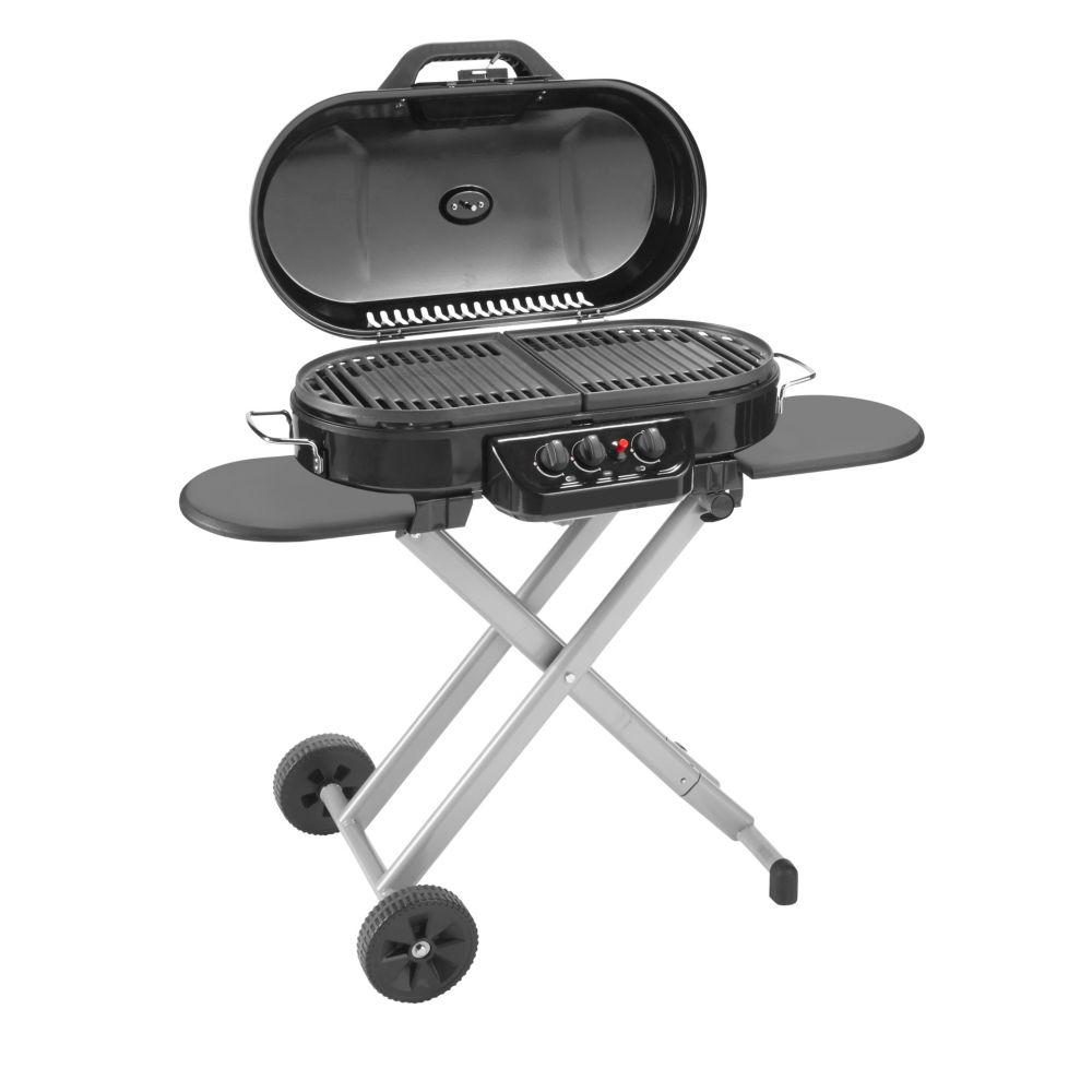 Coleman RoadTrip 285 Portable Stand-Up Propane Grill, 20,000 BTUs, 285 sq. in.