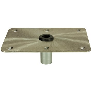 Springfield Marine KingPin 6 in. x 8 in. Rectangular Stainless Steel Boat Seat Base