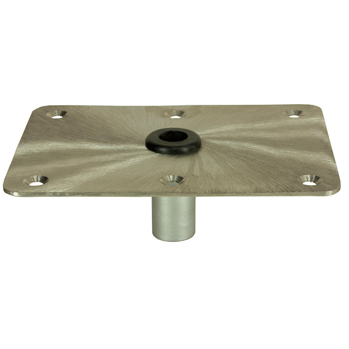 Springfield Marine KingPin 6 in. x 8 in. Rectangular Stainless Steel Boat Seat Base