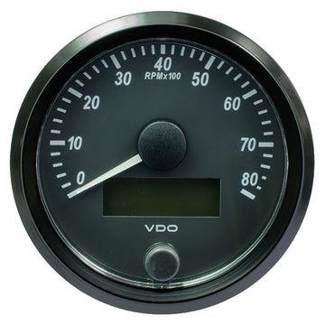 VDO SingleViu 80mm Tachometer, 8000 RPM