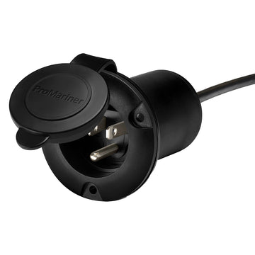ProMariner Universal AC Plug Holder, Black - Watertight & UV Resistant