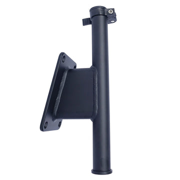 Panther 5" Set Back Transom Mount Bracket, Black Powder Coat – Made in USA