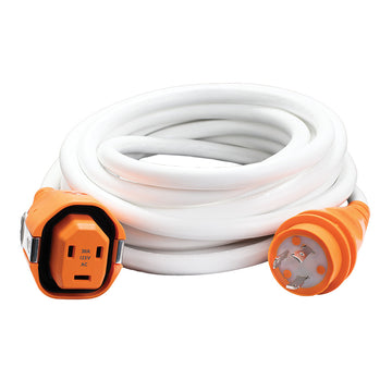 SmartPlug 30 Amp 125 V Shore Power Cordset, 25 ft., White