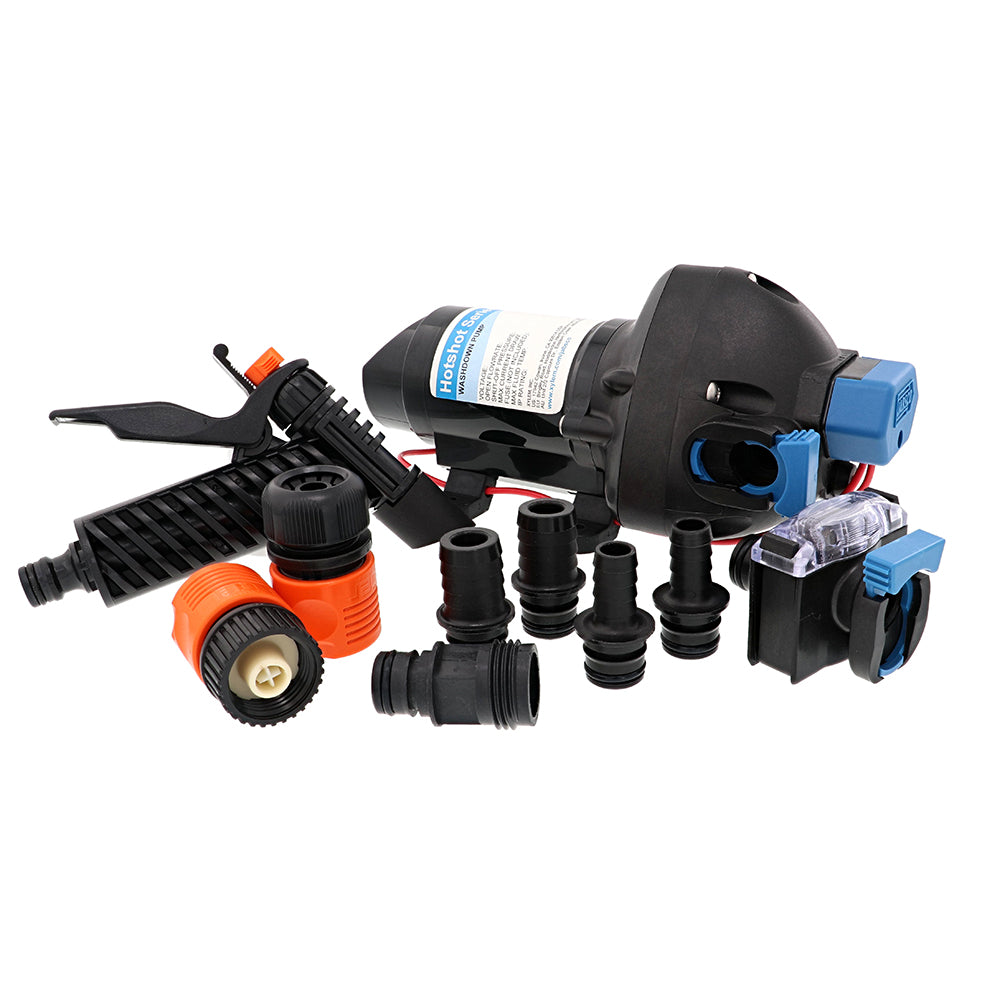 Jabsco 32305-5012-3A HotShot 3 Washdown Pump, 12V, 3 GPM, 50 PSI