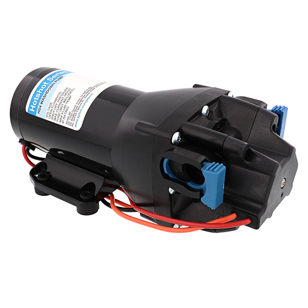Jabsco Q401J-118N-3A HotShot HD4 Washdown Pump, 12V, 4 GPM, 60 PSI