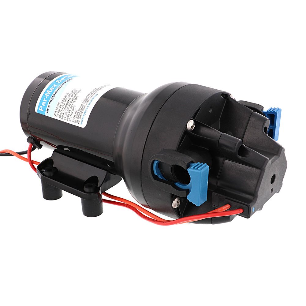 Jabsco Par-Max HD5 Heavy Duty Water Pressure Pump, 12V 5 GPM 40 PSI, IPX6