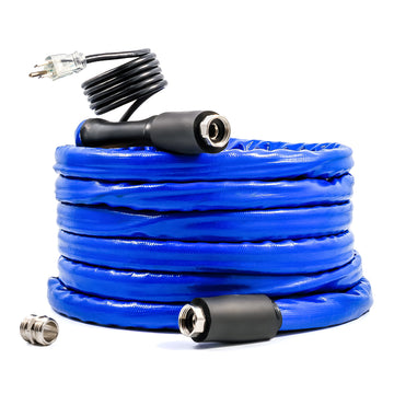 Camco TastePURE Heated Water Hose, 25 ft, 5/8" ID, -20°F Freeze Protection