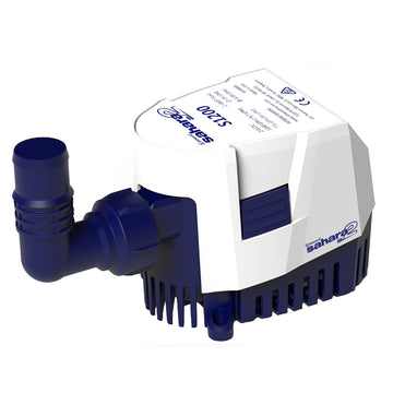 Attwood Marine 5513-7 Sahara MK2 S1200 Bilge Pump, 1200 GPH 24V Automatic