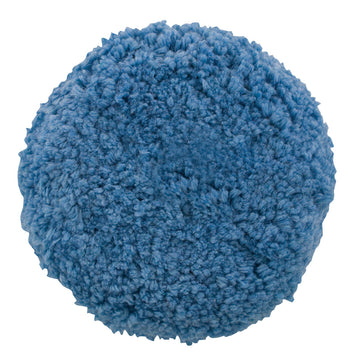 Presta Blue Blended Wool Medium Cutting Pad, 9 in. Screw-On