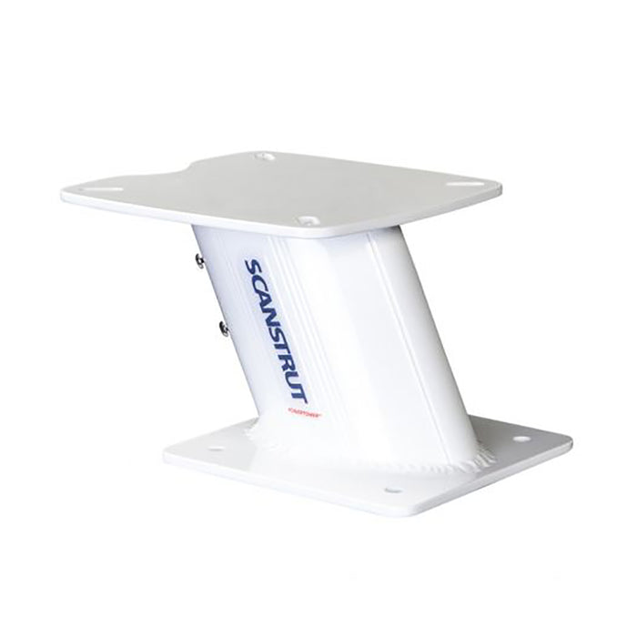 Scanstrut Aluminum PowerTower Aft Leaning Radar Mount, 6 in.