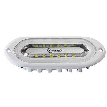 Shadow-Caster SCM-SL Series Flush Mount Spreader Light, Full-Color, White Housing