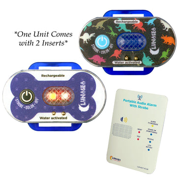 Lunasea Child/Pet Water-Activated Safety Strobe System with RF Receiver, Blue