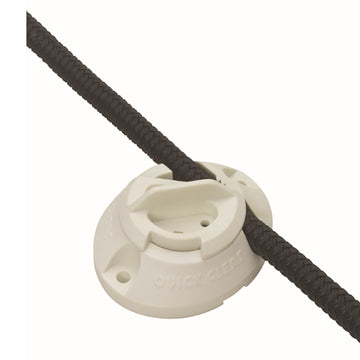 Barton Marine Quick Cleat – 5/16" Line, 154 lb WLL, White