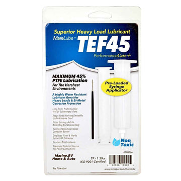 Forespar Marelube TEF45 Max PTFE Heavy Load Lubricant, 30cc Syringe