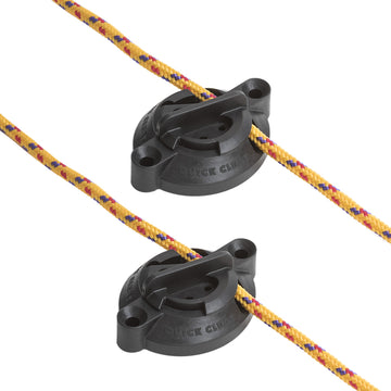 Barton Marine Quick Cleat, 1/4 Inch Rope Capacity, Pair – Zytel Nylon