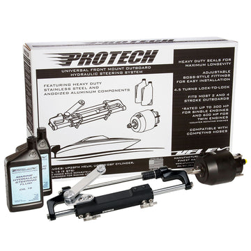 Uflex USA PROTECH 2.1 Front Mount Outboard Hydraulic Steering System