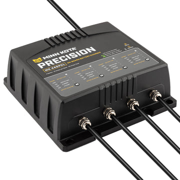 Minn Kota MK-440 PCL Precision On-Board Battery Charger, 4-Bank, 40A