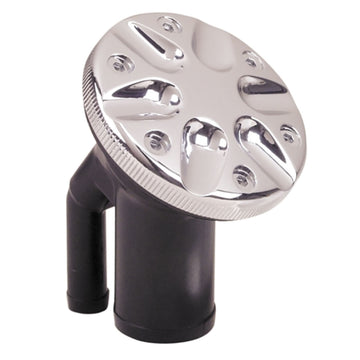 Perko Angled Water Fill/Vent, Chrome Plated Bronze for 1-1/2" Hose