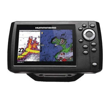 Humminbird HELIX 5 CHIRP/GPS Combo G3, 5-Inch Widescreen, CHIRP Sonar, GPS