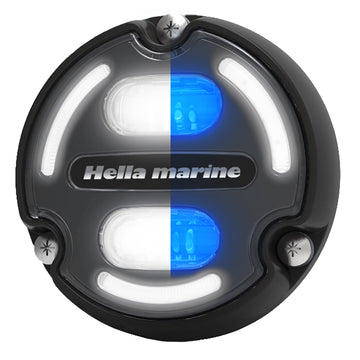 Hella Marine Apelo A2 Underwater Light, 3000 Lumens, Blue/White, Black Housing