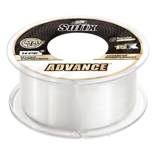 Sufix Advance® Monofilament - 12lb - Clear - 1200 yds