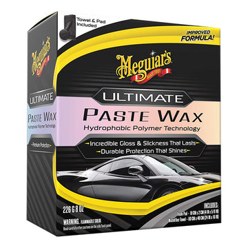 Meguiar's Ultimate Paste Wax, 8oz Synthetic with Hydrophobic Polymer Technology