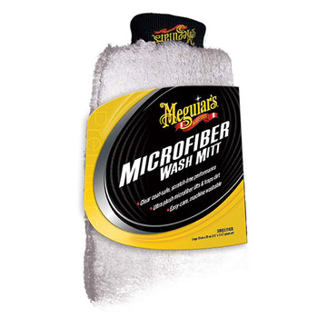 Meguiar's Microfiber Wash Mitt, 8" x 10", Swirl-Free Washing