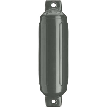 Polyform G-6 Twin-Eye Boat Fender, 11 in. x 30 in., Graphite