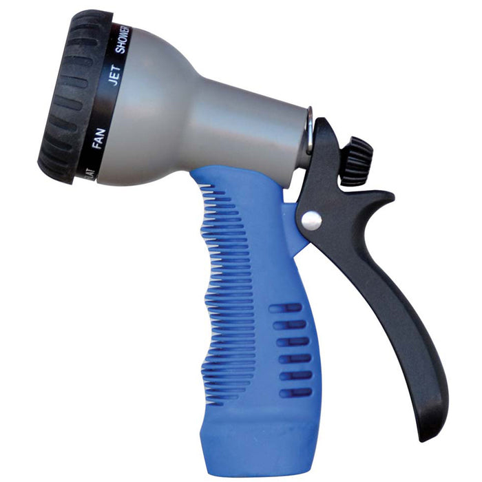 HoseCoil Rubber Tip Spray Nozzle with 9-Pattern Adjustable Head