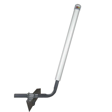 C.E. Smith Angled Post Guide-Ons, 40" White – Pair, Made in USA