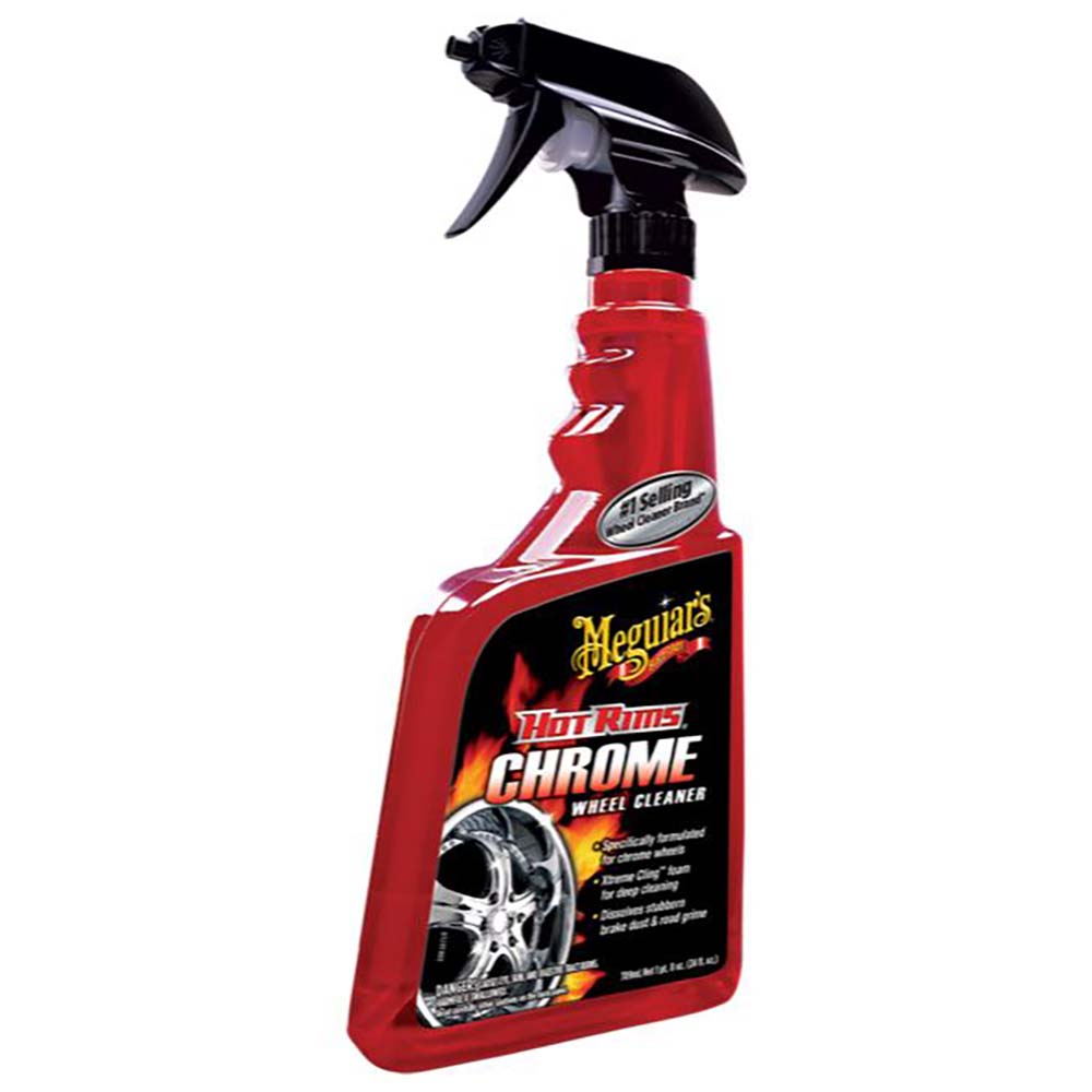 Meguiar's Hot Rims Chrome Wheel Cleaner, 24 fl oz – Xtreme Cling Foam