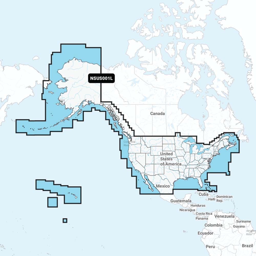 Garmin Navionics+ NSUS001L US & Coastal Canada Marine Chart, microSD