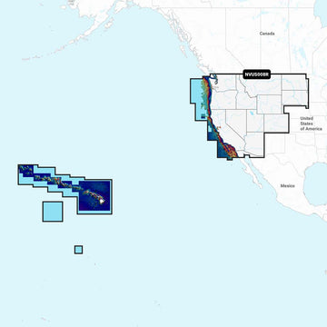 Garmin Navionics Vision+ NVUS008R U.S. West Mapping Card
