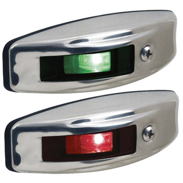 Perko 12V LED Navigation Side Light, Stainless Steel