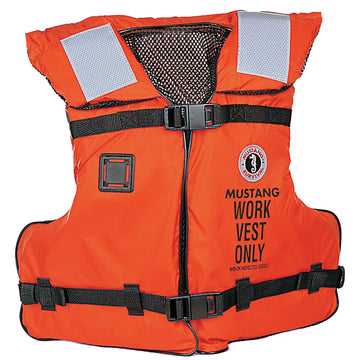 Mustang Survival MV3192 Type III/V Work Vest, USCG Approved, Orange