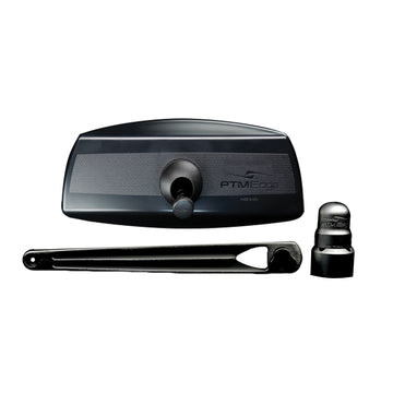PTM Watersports UCX-17 PRO Pontoon Mirror and Bracket Kit, Black