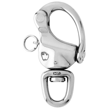 Wichard HR Forged Snap Shackle with Swivel Eye, 80mm – 17.4 PH Stainless Steel