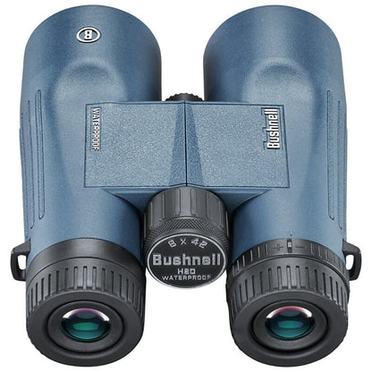 Bushnell 8x42mm H2O Binocular - Dark Blue Roof WP/FP Twist Up Eyecups