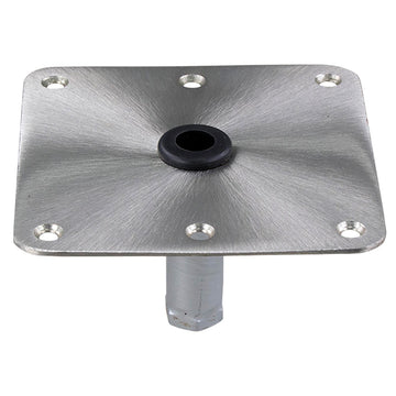 Springfield Marine KingPin 7 in. x 7 in. Stainless Steel Threaded Square Base