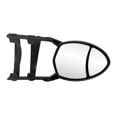 Camco Dual-View Clamp-On Towing Mirror, Adjustable (7-10") Universal Fit