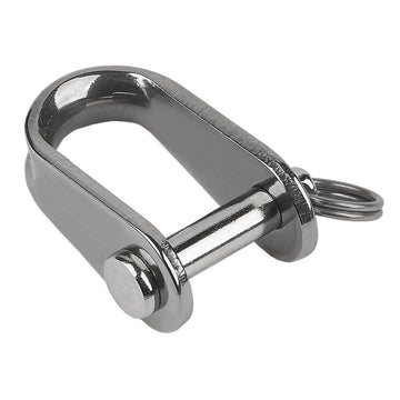 Schaefer Marine Stamped D Shackle, 1/4 Inch – 304 Stainless Steel