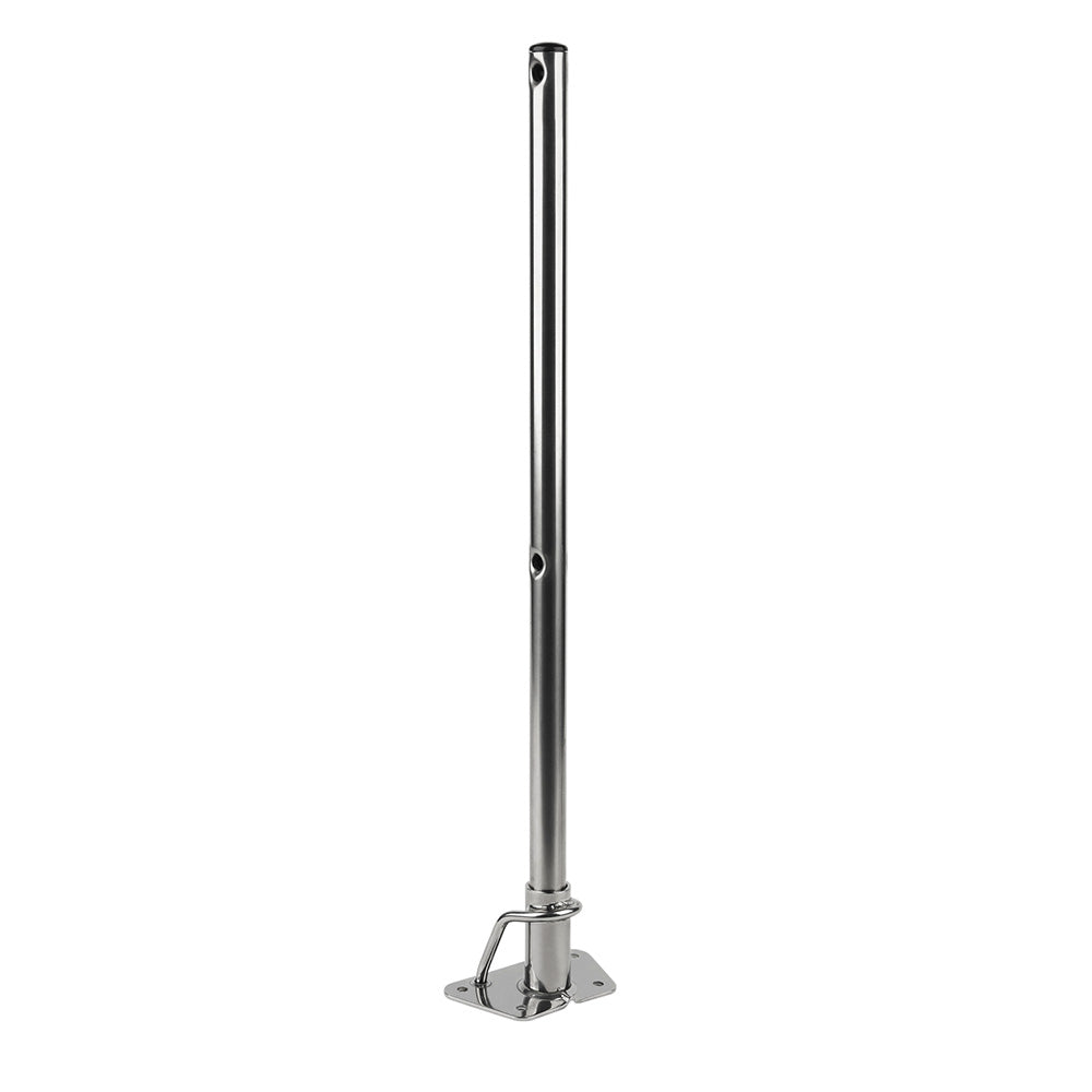 Schaefer Double Lifeline Stanchion Tube, 24-Inch – Stainless Steel