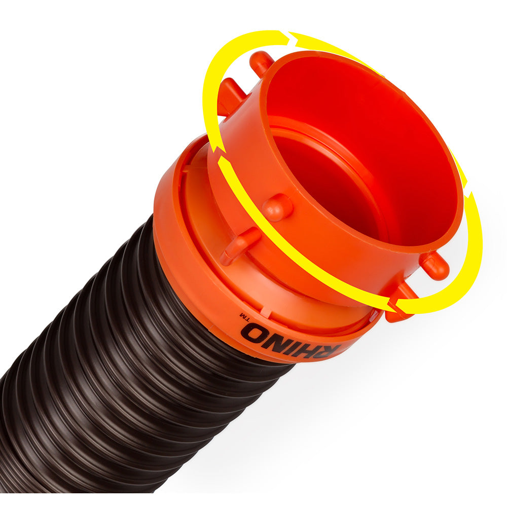 CAMCO RHINOFLEX 5' SEWER HOSE EXTENSION W/ SWIVEL