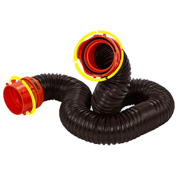 Camco RhinoFLEX 5' RV Sewer Hose Extension with Swivel Fittings – USA Made