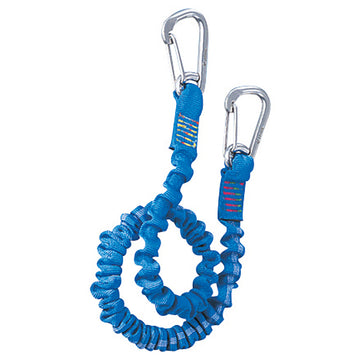 Wichard Elastic Safety Tether w/2 Carbine Hooks, 1-2M – ISO 12401:2009 Certified