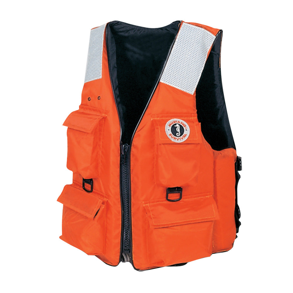 Mustang Survival MV3128T2 Four-Pocket Flotation Vest, USCG Approved