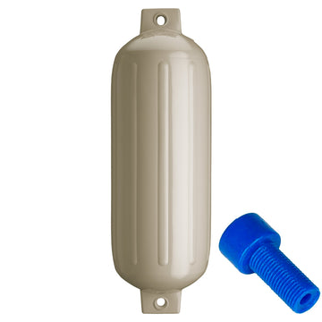 Polyform G-5 Ribbed Twin-Eye Fender, 8.8" x 26.8" – Sand