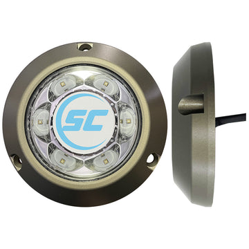 Shadow-Caster SC3 Series Underwater Light, Great White, 24W, 3000 Lumens