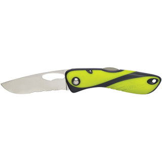 Wichard Offshore Knife, Single Serrated, Fluorescent – Made in France